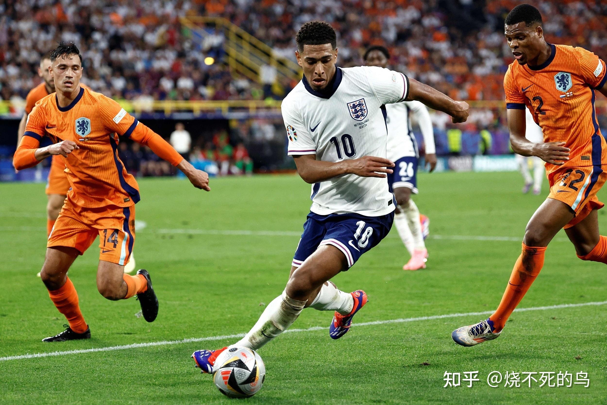 英格兰力克荷兰，成功晋级欧洲杯决赛
