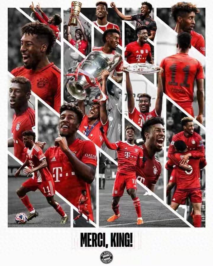 科曼率队晋级，欧冠冠军在望