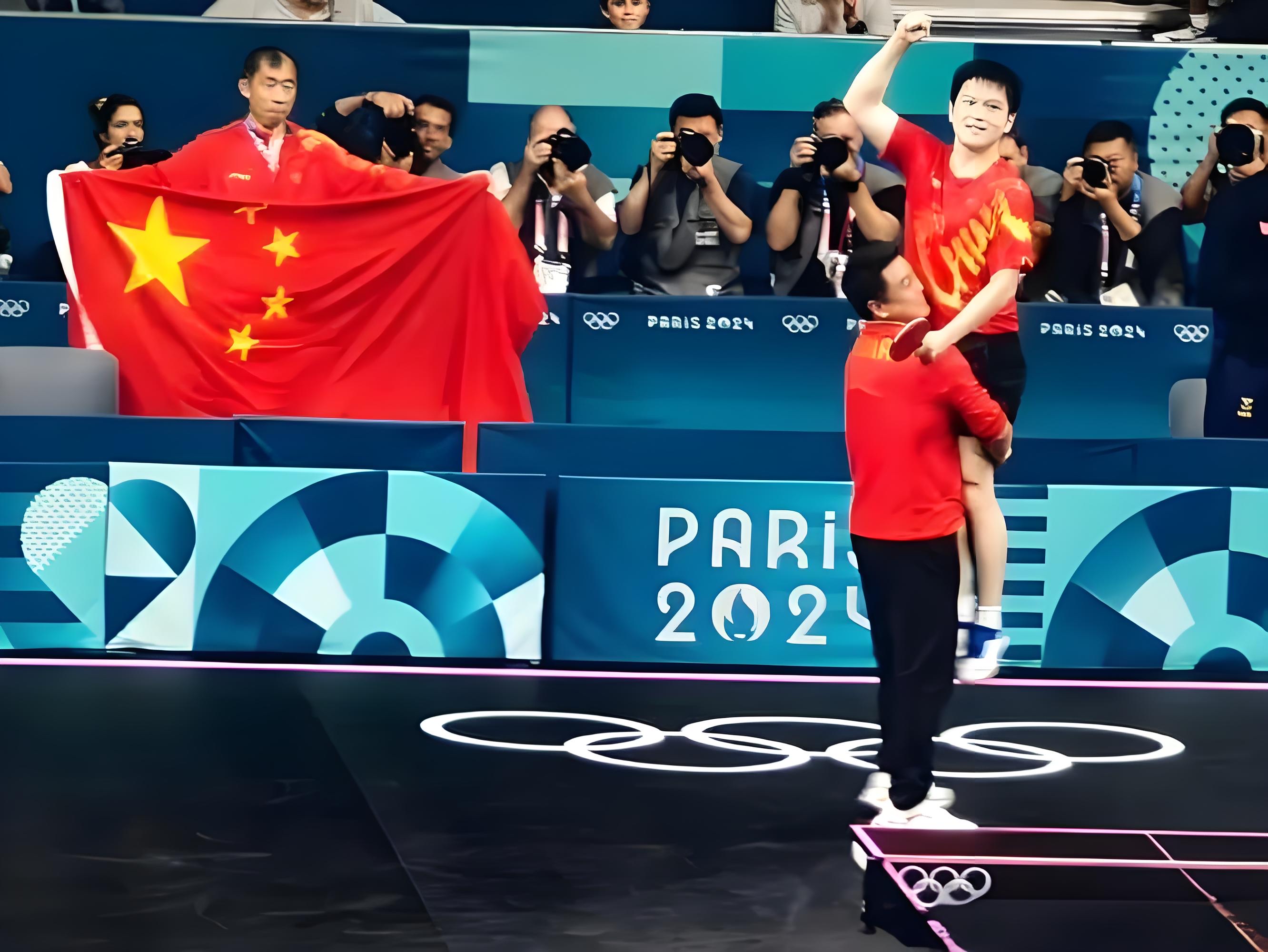 中国队轻取德国队,马龙点燃赛场 中国队轻取德国队,马龙点燃赛场